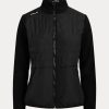 Black Women’s Ralph Lauren Hybrid Full-Zip Jackets