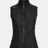 Black Women’s Ralph Lauren Hybrid Mockneck Zip Vest Black Women’s Ralph Lauren Hybrid Mockneck Zip Vest