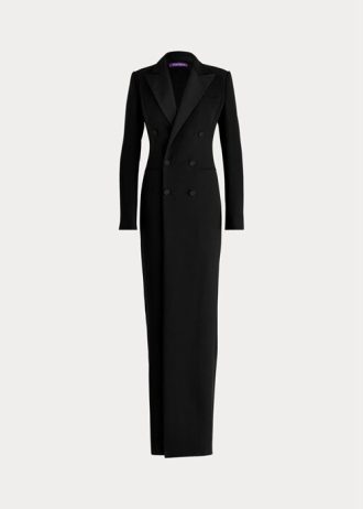 Black Women’s Ralph Lauren Kristian Silk Cady Dress