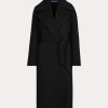 Black Women’s Ralph Lauren Leonarda Wrap Coats