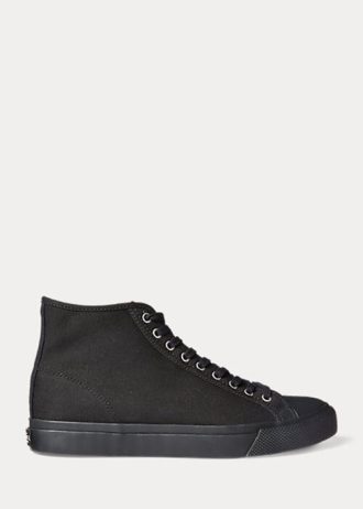 Black Women’s Ralph Lauren Mayport Canvas Sneakers