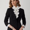 Black Women’s Ralph Lauren Meritta Wool Barathea Jackets Black Women’s Ralph Lauren Meritta Wool Barathea Jackets