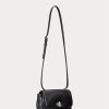 Black Women’s Ralph Lauren Nappa Leather Medium Shoulder Bags Black Women’s Ralph Lauren Nappa Leather Medium Shoulder Bags