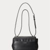 Black Women’s Ralph Lauren Nappa Leather Medium Shoulder Bags Black Women’s Ralph Lauren Nappa Leather Medium Shoulder Bags