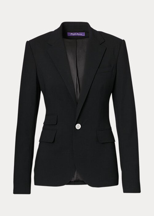 Black Women’s Ralph Lauren Parker Stretch Wool Jackets Black Women’s Ralph Lauren Parker Stretch Wool Jackets