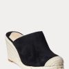 Black Women’s Ralph Lauren Pennie Suede Espadrille Black Women’s Ralph Lauren Pennie Suede Espadrille