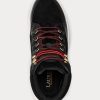 Black Women’s Ralph Lauren Rylee Suede & Leather High-Top Sneakers Black Women’s Ralph Lauren Rylee Suede & Leather High-Top Sneakers