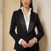 Black Women’s Ralph Lauren Sawyer Wool Tuxedo Jackets