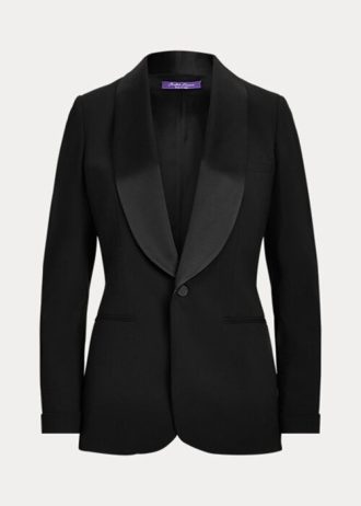 Black Women’s Ralph Lauren Sawyer Wool Tuxedo Jackets