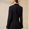 Black Women’s Ralph Lauren Sawyer Wool Tuxedo Jackets