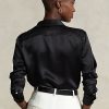 Black Women’s Ralph Lauren Silk Charmeuse Shirts