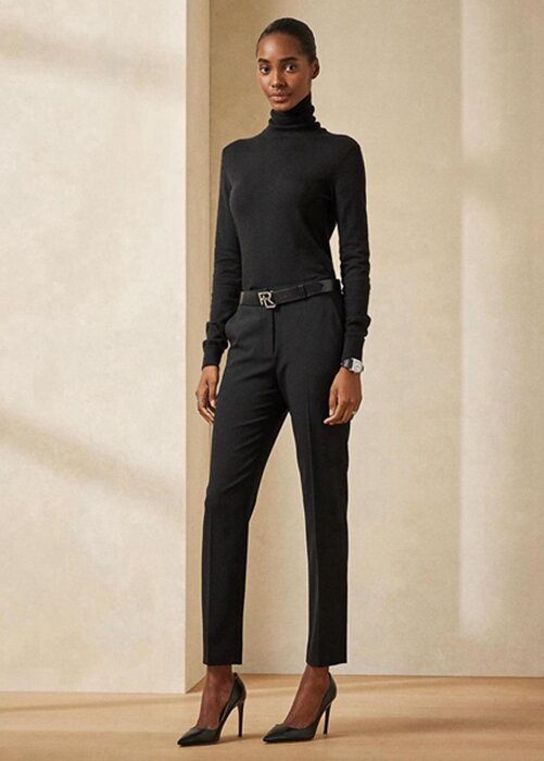 Black Women’s Ralph Lauren Simone Virgin Wool Pants Black Women’s Ralph Lauren Simone Virgin Wool Pants