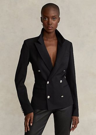 Black Women’s Ralph Lauren Stretch Wool Blazers