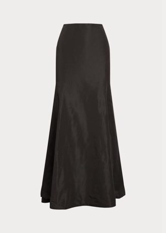 Black Women’s Ralph Lauren Taffeta Mermaid Maxiskirt Skirts