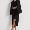 Black Women’s Ralph Lauren Tie-Front Stretch Jersey Midi Skirts Black Women’s Ralph Lauren Tie-Front Stretch Jersey Midi Skirts