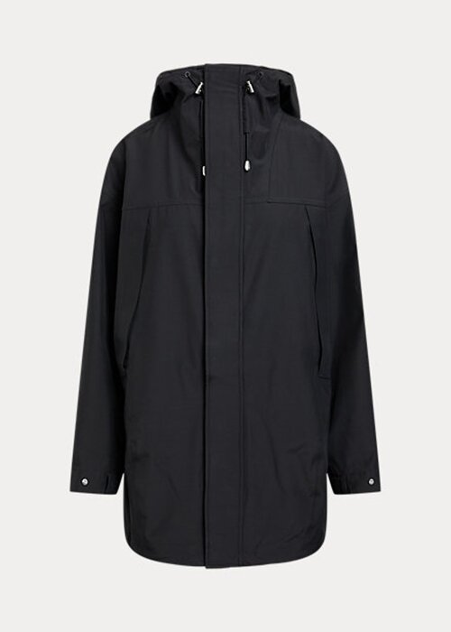 Black Women’s Ralph Lauren Water-Resistant Hooded Windbreaker Black Women’s Ralph Lauren Water-Resistant Hooded Windbreaker