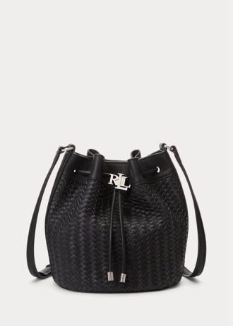 Black Women’s Ralph Lauren Woven Medium Andie Handbag