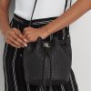 Black Women’s Ralph Lauren Woven Medium Andie Handbag