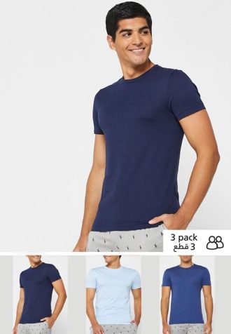 blue men s ralph lauren 3 pack assorted crew neck t shirts 1 330x476 - Blue Men's Ralph Lauren 3 Pack Assorted Crew Neck T Shirts