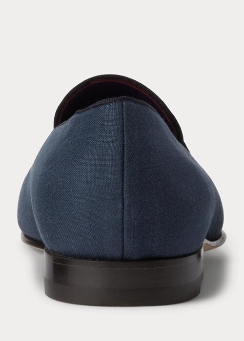 Blue Men’s Ralph Lauren Alonzo Bullion Linen Dress Shoes Blue Men’s Ralph Lauren Alonzo Bullion Linen Dress Shoes