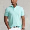Blue Men’s Ralph Lauren Custom Slim Fit Mesh Polo Shirts
