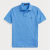 Blue Men’s Ralph Lauren Custom Slim Fit Mesh Polo Shirts