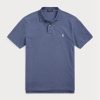 Blue Men’s Ralph Lauren Custom Slim Fit Mesh Polo Shirts