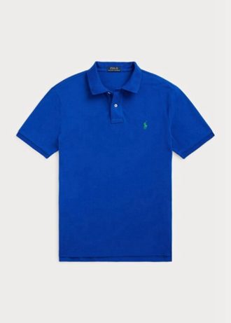 blue men s ralph lauren custom slim fit mesh polo shirts 2 9 330x461 - Blue Men's Ralph Lauren Custom Slim Fit Mesh Polo Shirts
