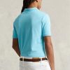 Blue Men’s Ralph Lauren Custom Slim Fit Mesh Polo Shirts