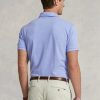 Blue Men’s Ralph Lauren Custom Slim Fit Mesh Polo Shirts