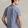 Blue Men’s Ralph Lauren Custom Slim Fit Striped Jersey T Shirts Blue Men’s Ralph Lauren Custom Slim Fit Striped Jersey T Shirts