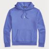 Blue Men’s Ralph Lauren Double-knit Hoodie Blue Men’s Ralph Lauren Double-knit Hoodie