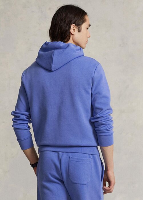 Blue Men’s Ralph Lauren Double-knit Hoodie Blue Men’s Ralph Lauren Double-knit Hoodie