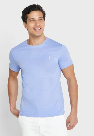 blue men s ralph lauren essential crew neck t shirts 1 3 330x476 - Blue Men's Ralph Lauren Essential Crew Neck T Shirts