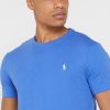 Blue Men’s Ralph Lauren Essential Crew Neck T Shirts Blue Men’s Ralph Lauren Essential Crew Neck T Shirts