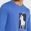 Blue Men’s Ralph Lauren Graphic Crew Neck T Shirts