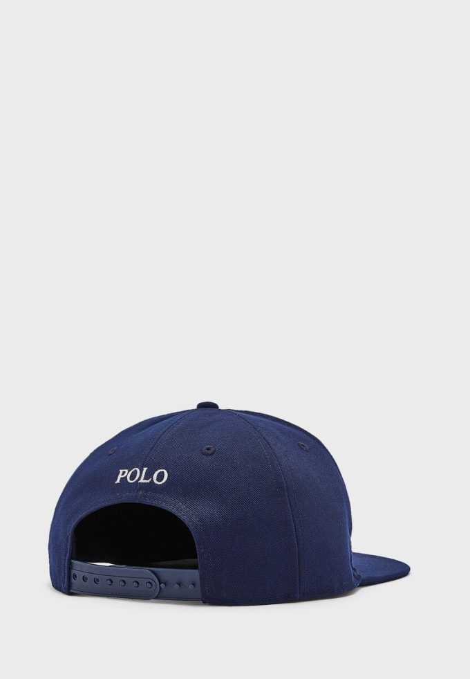 Blue Men’s Ralph Lauren Logo Curved Peak Hats