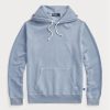 Blue Men’s Ralph Lauren Organic Cotton Fleece  Hoodie