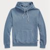 Blue Men’s Ralph Lauren Organic Cotton Fleece  Hoodie