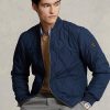 Blue Men’s Ralph Lauren Quilted Bomber Jackets