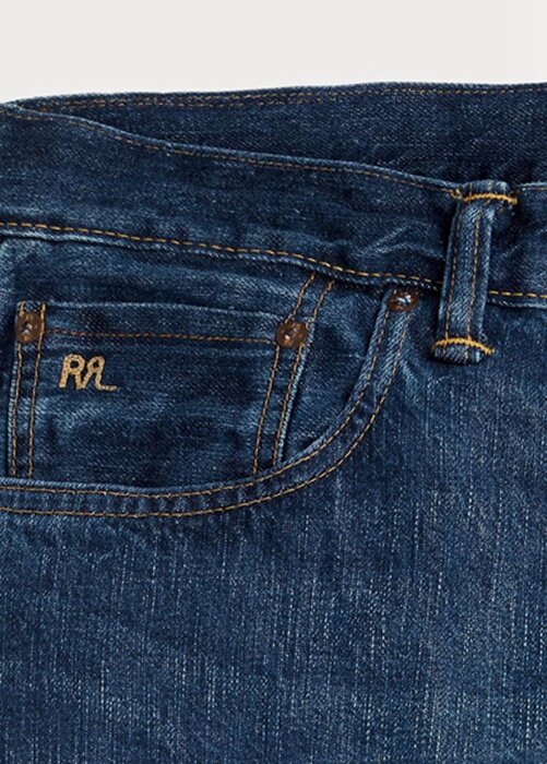 Blue Men’s Ralph Lauren Slim Fit Eastridge Selvedge Jeans Blue Men’s Ralph Lauren Slim Fit Eastridge Selvedge Jeans