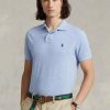 Blue Men’s Ralph Lauren Slim Fit Mesh Polo Shirts Blue Men’s Ralph Lauren Slim Fit Mesh Polo Shirts