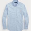 Blue Men’s Ralph Lauren Slim Fit Oxford  Shirts