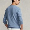 Blue Men’s Ralph Lauren Slim Fit Textured Cotton Jumper Sweaters