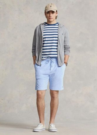 Blue Men’s Ralph Lauren Terry Drawstring   Shorts