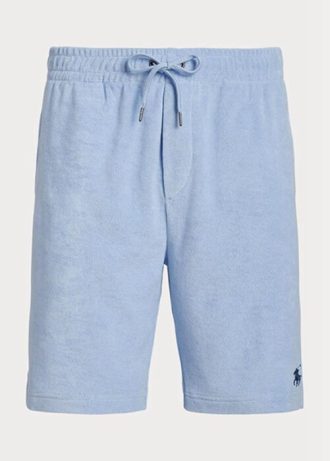 Blue Men’s Ralph Lauren Terry Drawstring   Shorts
