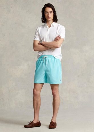 Blue Men’s Ralph Lauren Traveller Swimming Trunk  Shorts