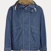 Blue Men’s Ralph Lauren Twill Hooded Jackets