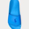 Blue Women’s Ralph Lauren Big Pony Slippers