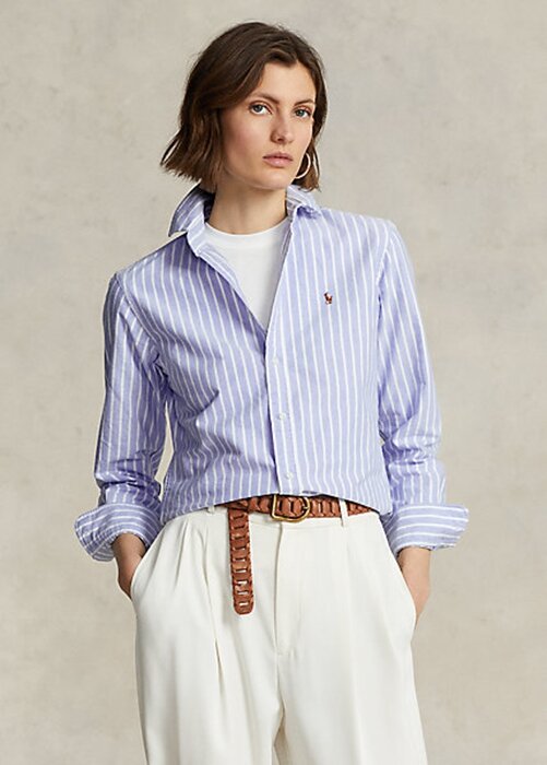 Blue Women’s Ralph Lauren Classic Fit Oxford Shirts Blue Women’s Ralph Lauren Classic Fit Oxford Shirts